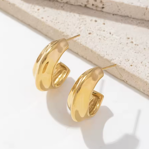 Classic Tapered Chunky Earrings