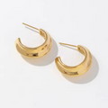Classic Tapered Chunky Earrings